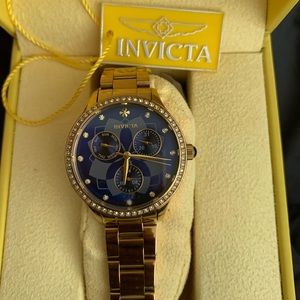 Gold Invicta Women’s Watch